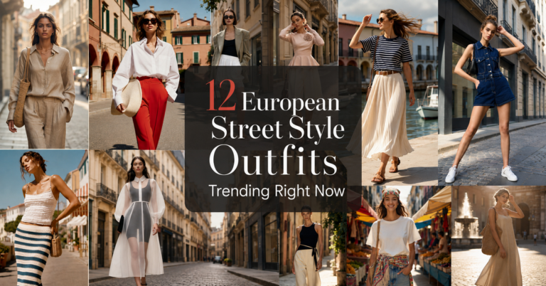 12 European Street Style Outfits Trending Right Now