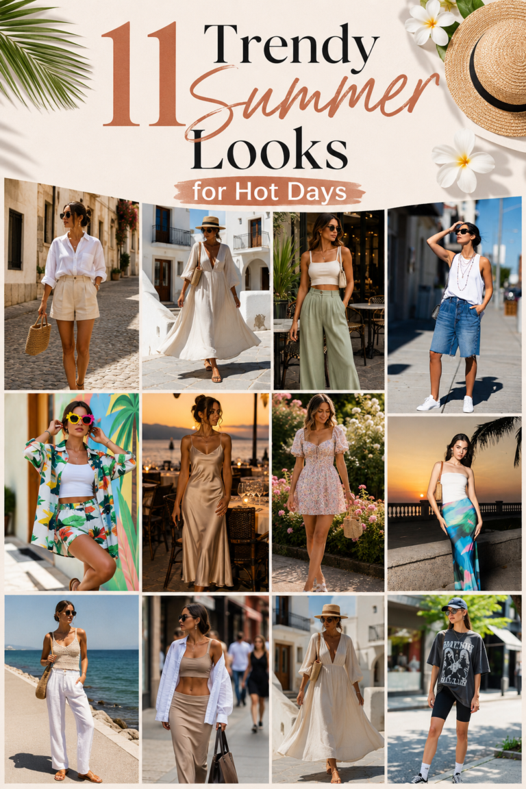 11 Trendy Summer Looks for Hot Days