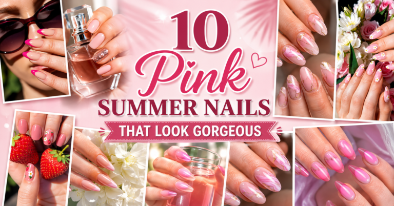 10 Pink Summer Nails That Look Gorgeous
