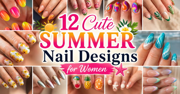 12 Cute Summer Nail Designs for Women
