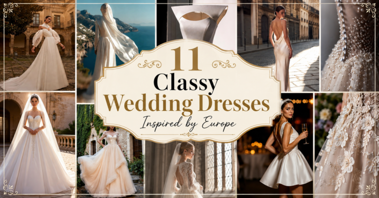 11 Classy Wedding Dresses Inspired by Europe