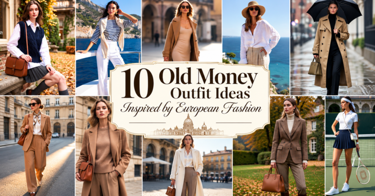 10 Old Money Outfit Ideas Inspired by European Fashion