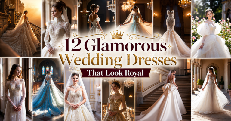 12 Glamorous Wedding Dresses That Look Royal