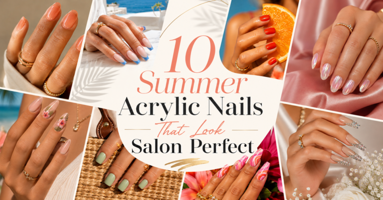 10 Summer Acrylic Nails That Look Salon Perfect