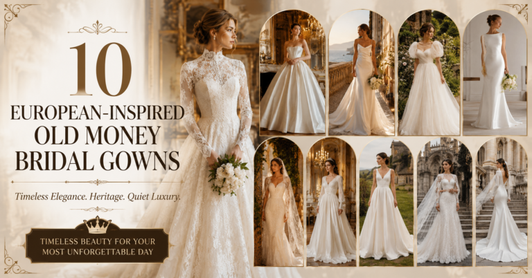 10 European-Inspired Old Money Bridal Gowns
