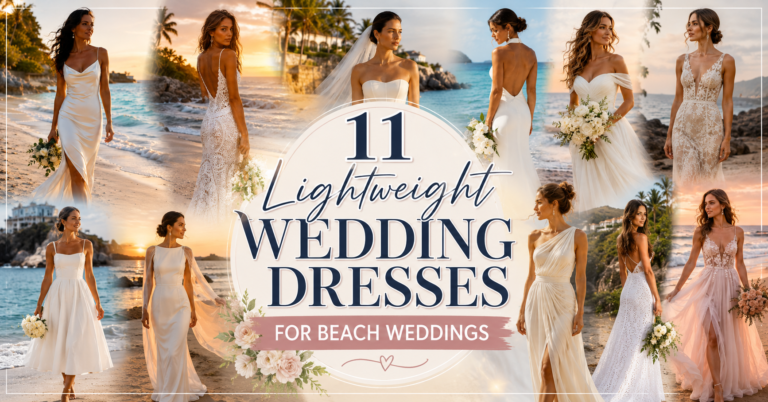 11 Lightweight Wedding Dresses for Beach Weddings
