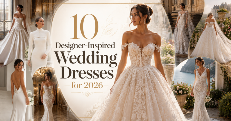 10 Designer-Inspired Wedding Dresses for 2026