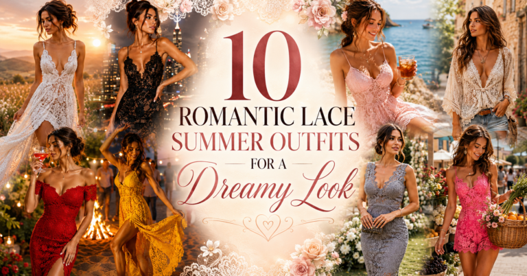 10 Romantic Lace Summer Outfits for a Dreamy  Look