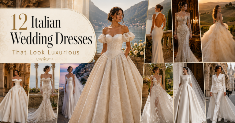12 Italian Wedding Dresses That Look Luxurious