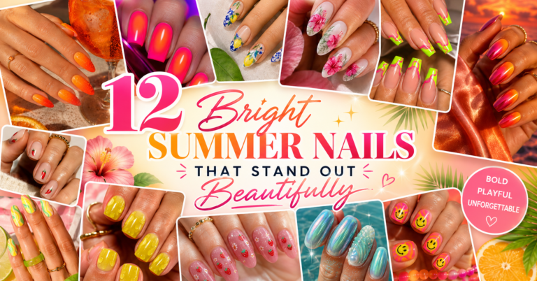 12 Bright Summer Nails That Stand Out Beautifully