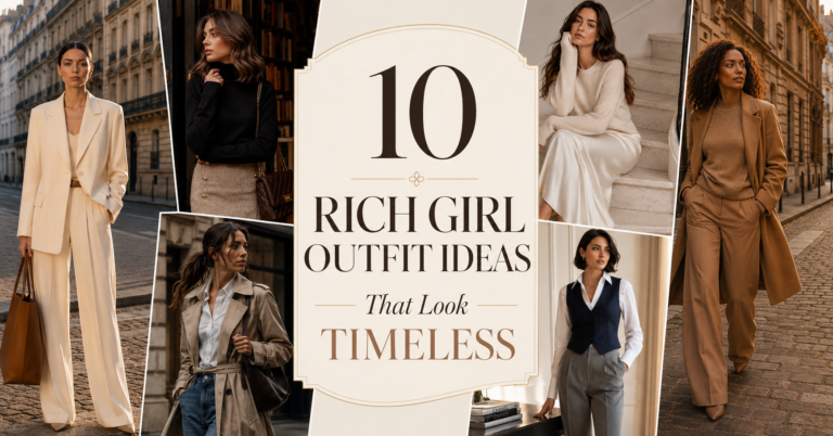 10 Rich Girl Outfit Ideas That Look Timeless