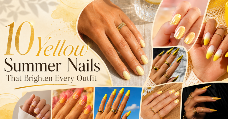 10 Yellow Summer Nails That Brighten Every Outfit