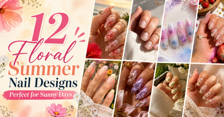 12 Floral Summer Nail Designs Perfect for Sunny Days