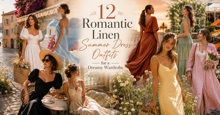 12 Romantic Linen Summer Dress Outfits for a Dreamy Wardrobe